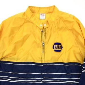 Vintage NAPA Auto Parts Windbreaker Jacket Coat